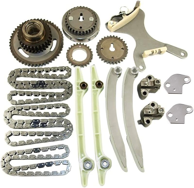 Kit de corrente de distribuição lizhengparts para Dodge Dakota, Durango, Ram 1500, Jeep Commander, Grand Cherokee e Mitsubishi Raider 4.7L – Conjunto