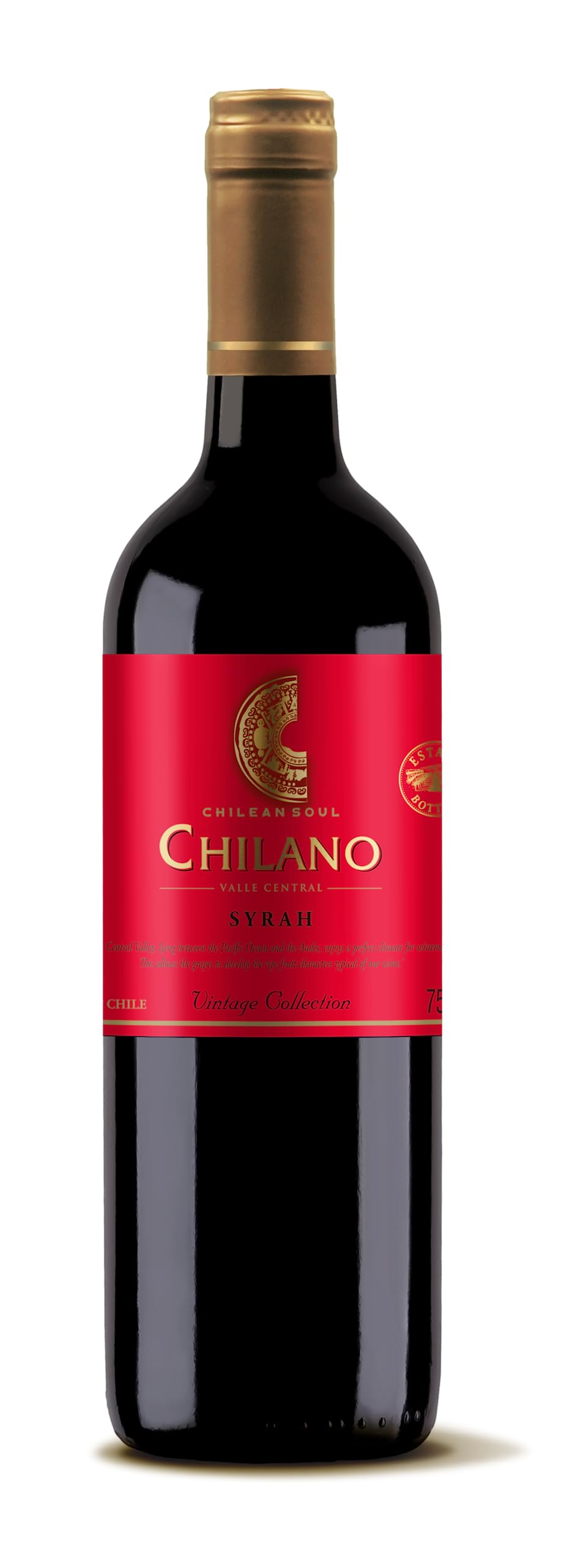 Vinho Chileno Tinto Syrah, 750ml