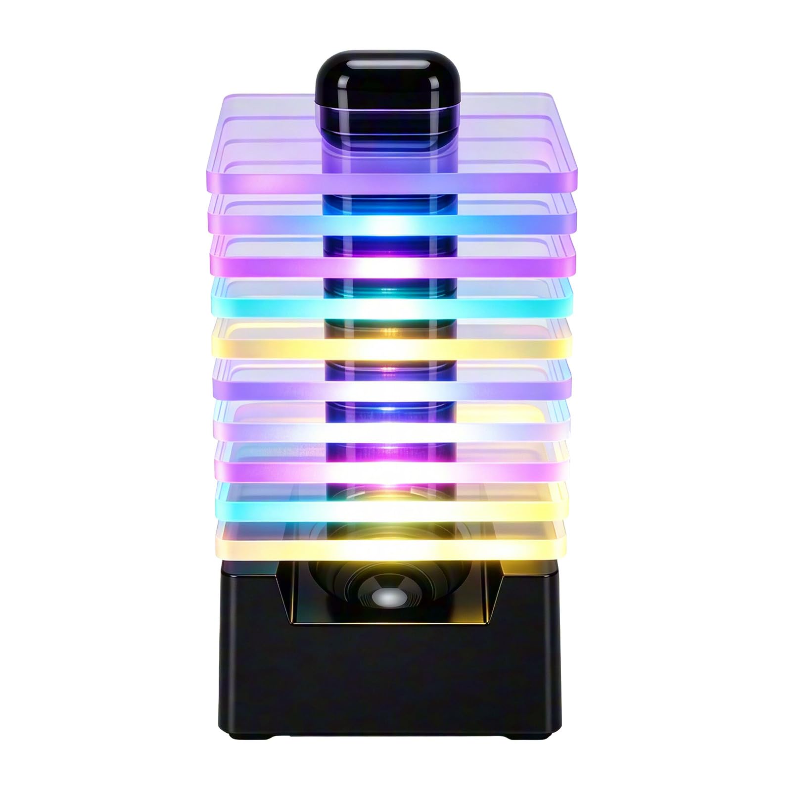 Altoparlante con Luce LED e Tecnologia Bassi Profondi per Serate Rilassanti Compatto e Ricaricabile per gli Amanti della Musica