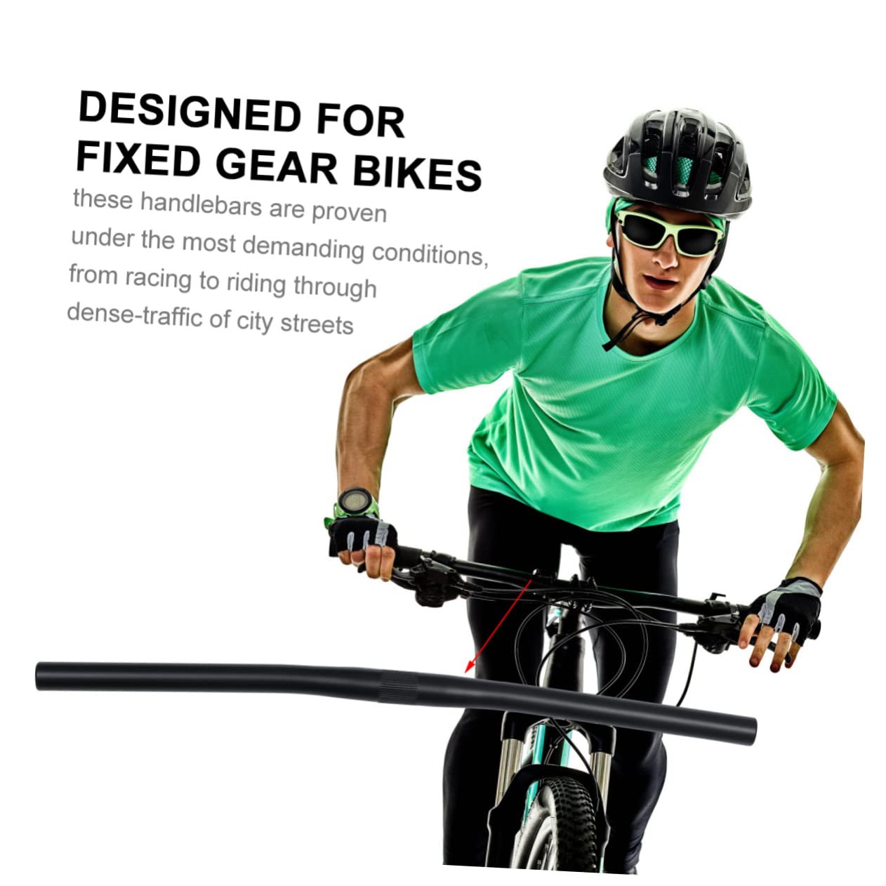 Hemobllo Manubrio Ergonomico e Antiscivolo Manubrio per Mountain Bike Facile Installazione e Compatibilità