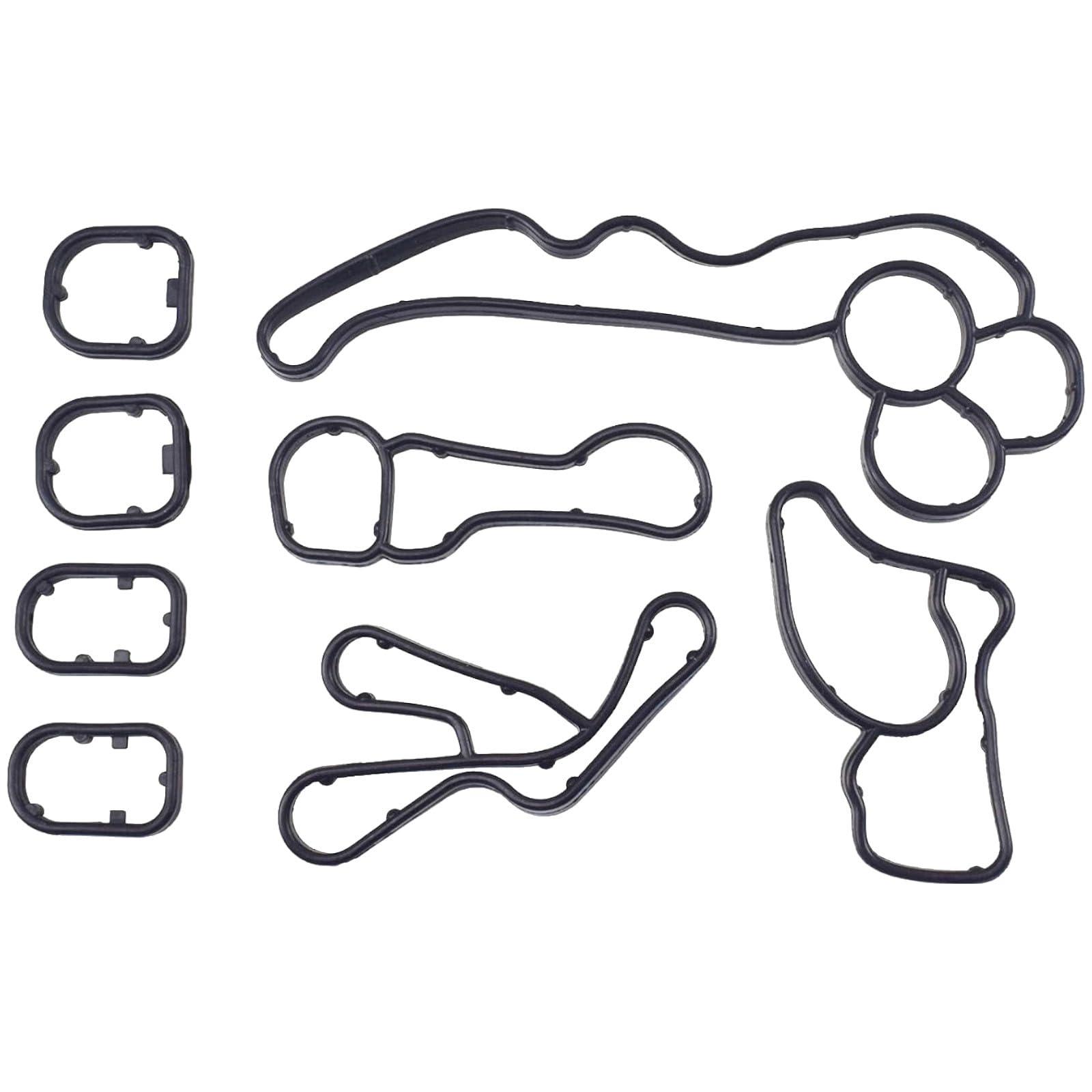 "BIAREN Kit guarnizioni Guarnizione radiatore Olio Motore per BMW F20 F21 E90 E91 F30 F31 F32 F33 F36 F10 F11 X1 X3 X4 X5 X6 11428580680 11428580681 11428580682 11428516396, Motori N47 N57