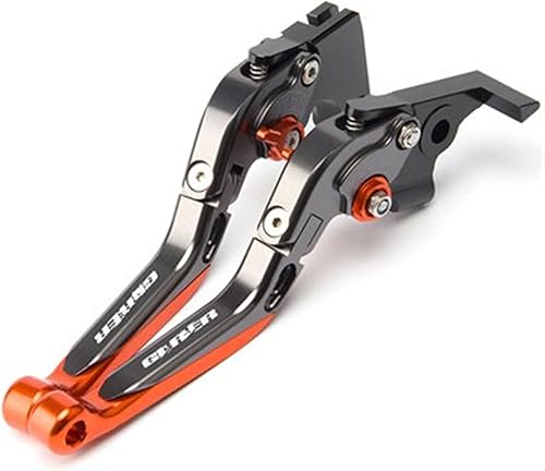Miniatura 10 de Para Suzuki para GIXXER 250 SF 250SF 150 125 2020 2023 Accesorios de moto CNC ajustable palancas de freno de embrague plegables (color negro rojo)
