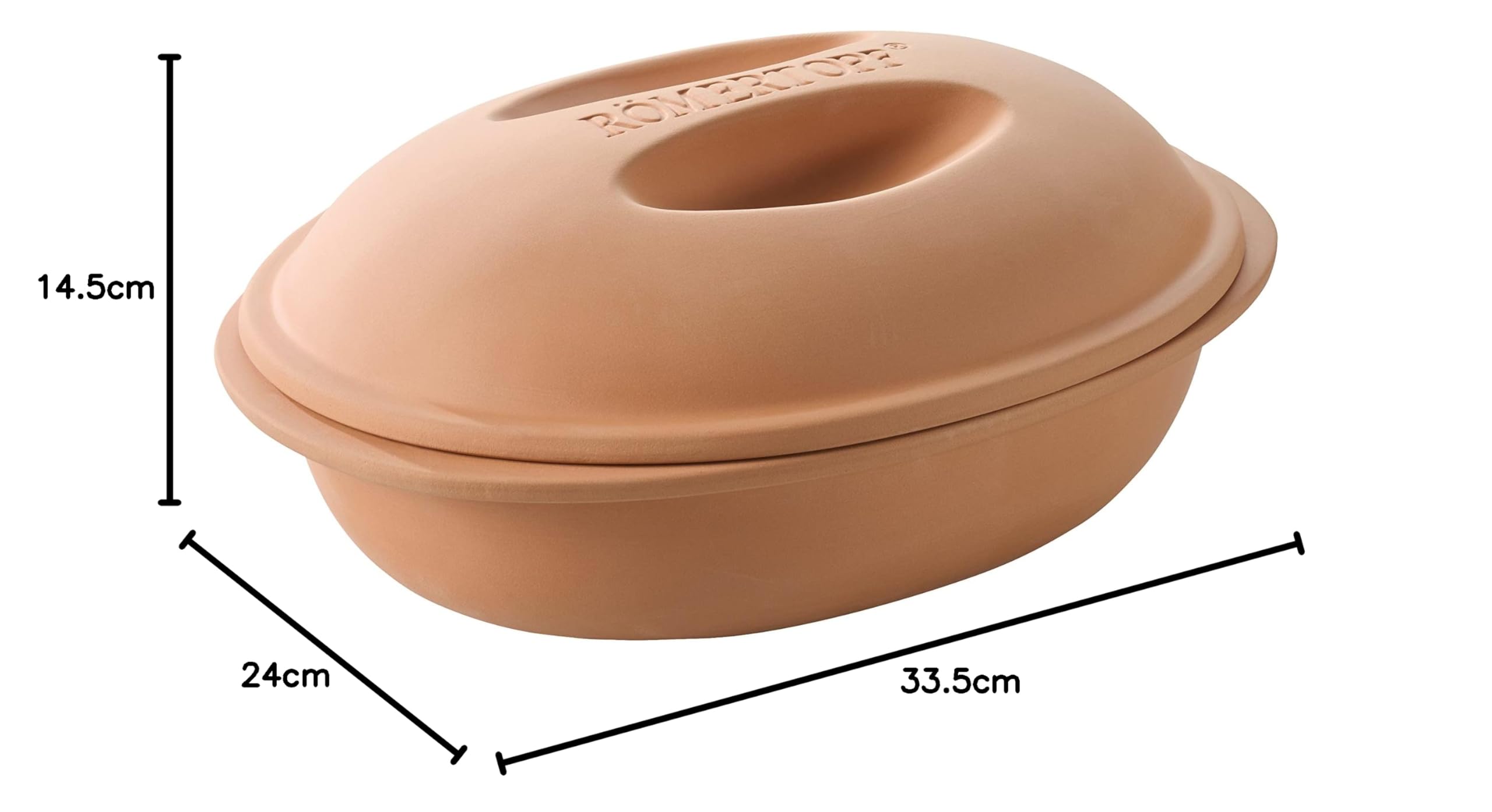Römertopf Veggie Cocotte à vapeur avec barre aromatique 2,4 l