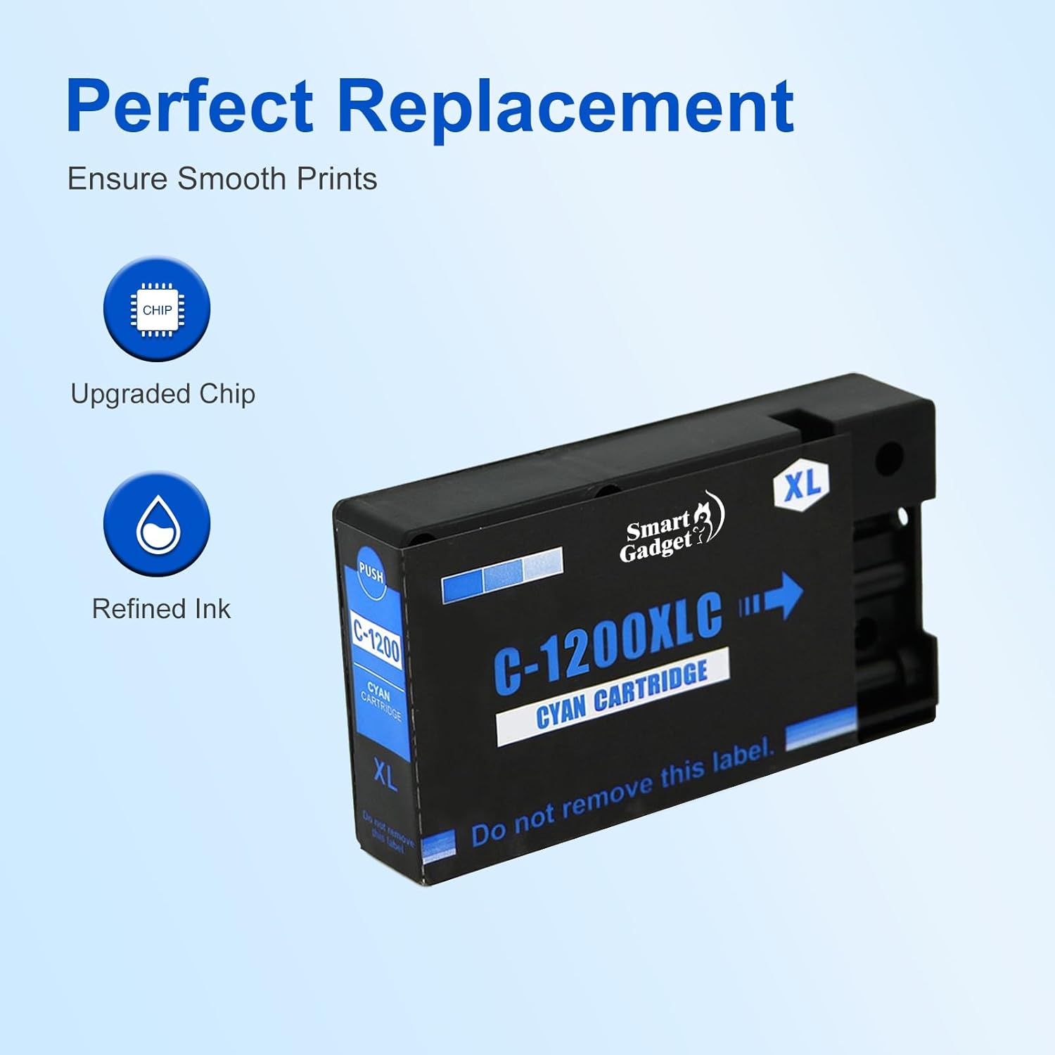 Compatible Ink Cartridge Replacement for Canon PGI-1200XL PGI-1200 XL to Use with Maxify MB2720 MB2320 MB2120 MB2350 MB2050 MB2020 Printer (4 Black,4 Cyan,4 Magenta,4 Yellow,16 Pack)