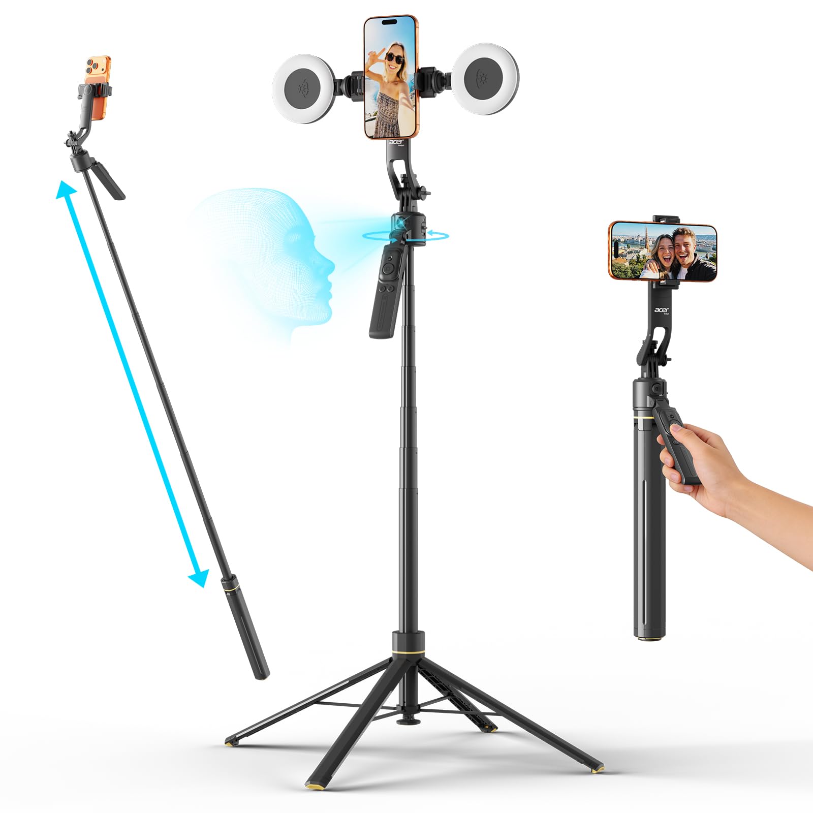 

                                                    Acer Gadget Auto Face Tracking Tripod for iPhone –