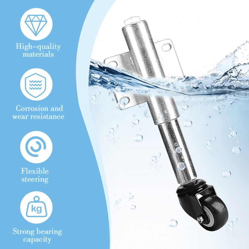 Hoement Schiebetürrolle Verzinkt - Schwerlast Laufrad Für Gartentore & Scheunentüren