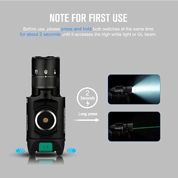 OLIGHT Baldr Pro R 1350 Lumens Magnetic USB Rechargeable Tactical Flashlight Bundle with I3T EOS 180 Lumens Dual-Output Slim EDC Flashlight for Camping and Hiking