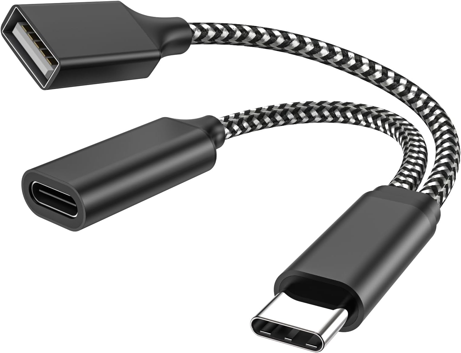 MOGOOD USB C OTG 携帯電話アダプタ USB C 2.0充電ポート 18W PDアダプタ付きサムスンGalaxyS 20+Note 10/20、Switch、グーグルChromecastとグーグルテレビ2020 Pi KVM、3 Dプリンタ、LG 8、グーグルPixel 4XL