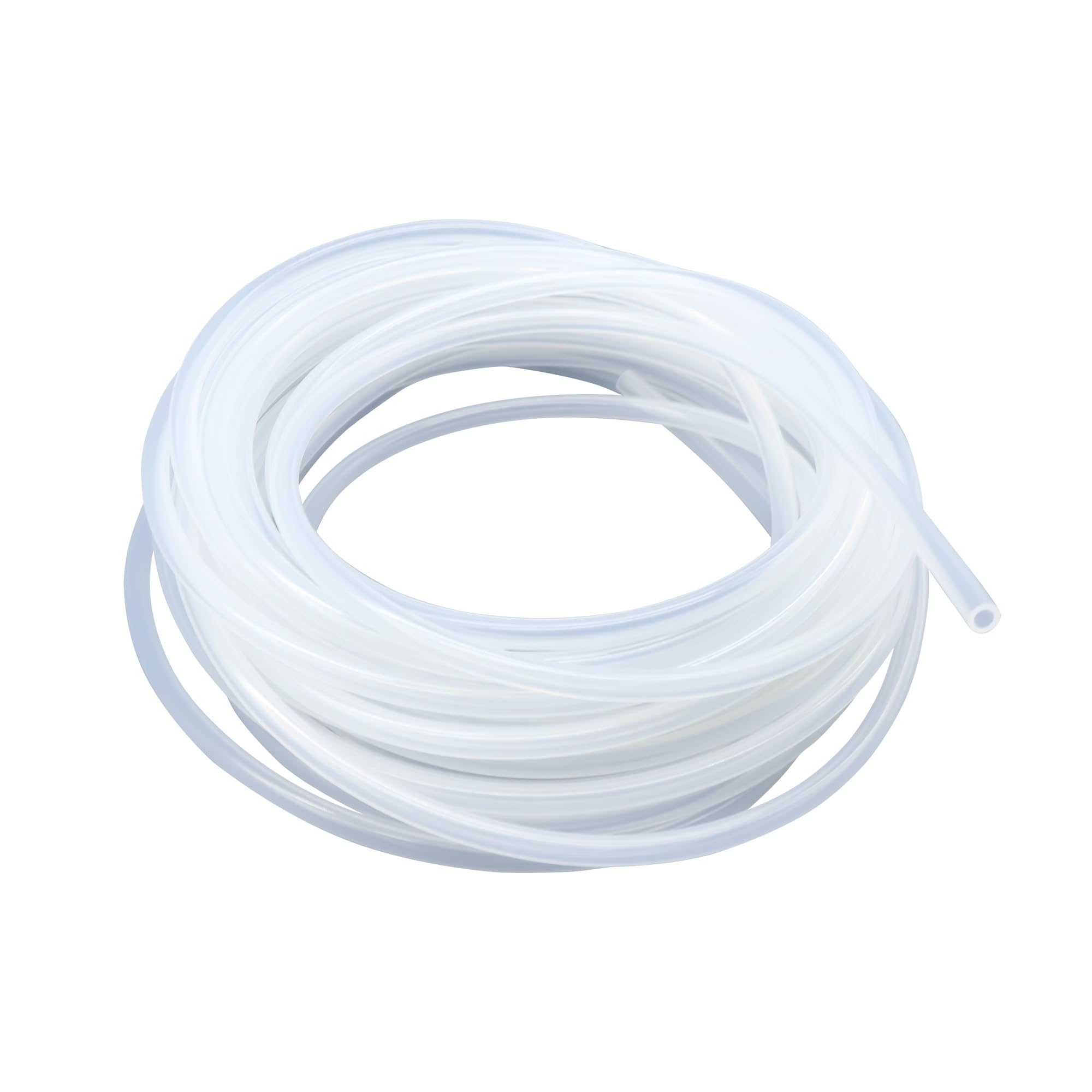 LAVMHAB Silicone Tubing Food Grade Hoses 2mm ID x 6mm OD 8m (26.2ft), Flexible Silicone Rubber Tubes Water Air Pipes