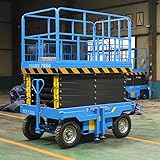Mobile Elevated Hydraulic Scissor Lift Table for Aerial Work Hydraulic Mobile Scissor Lift Movable Lifting Platform for Industrial and Commercial Work
