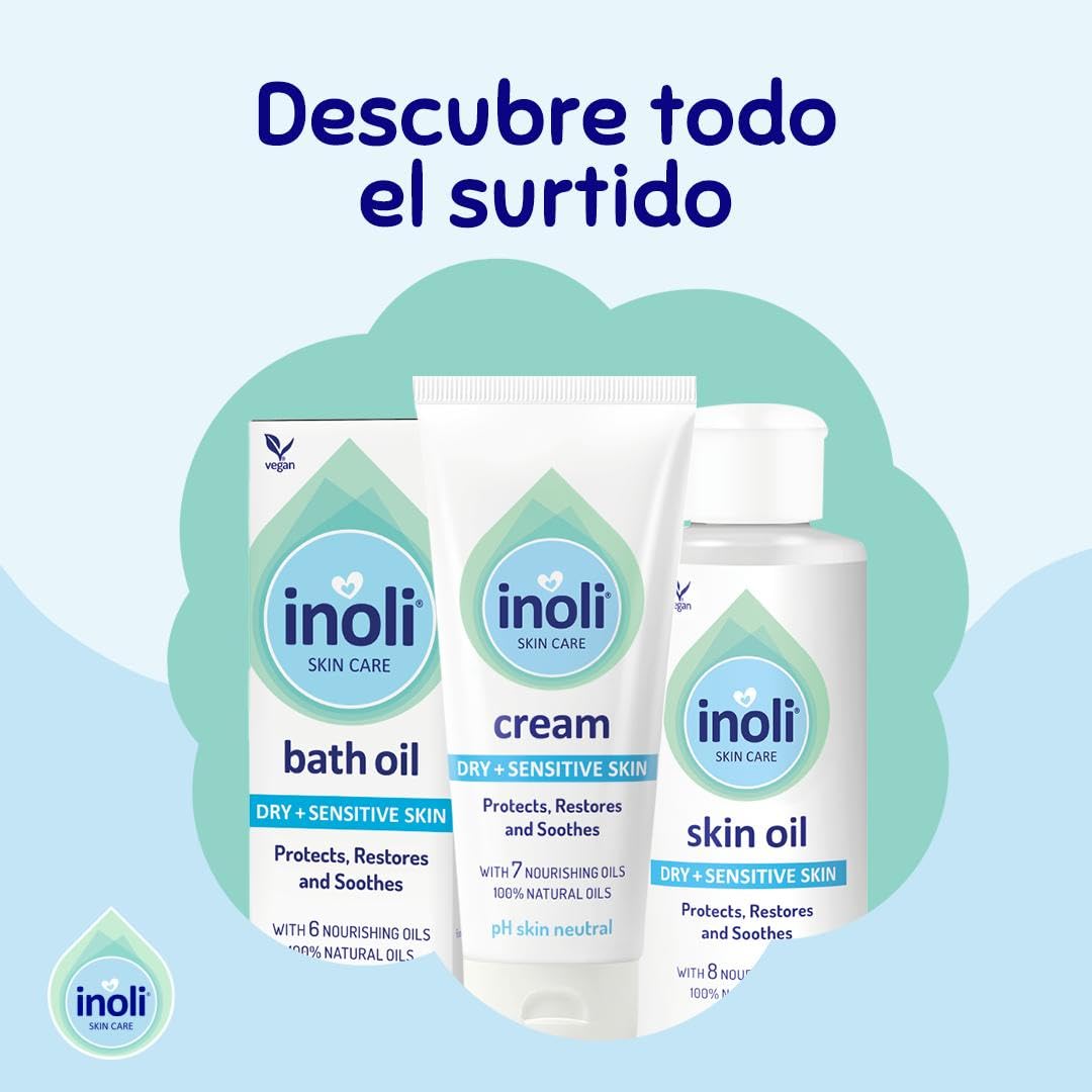 Skincare – Inoli Aceite de Baño para Piel Seca y Sensible 100ml – Esenciales para Bebé