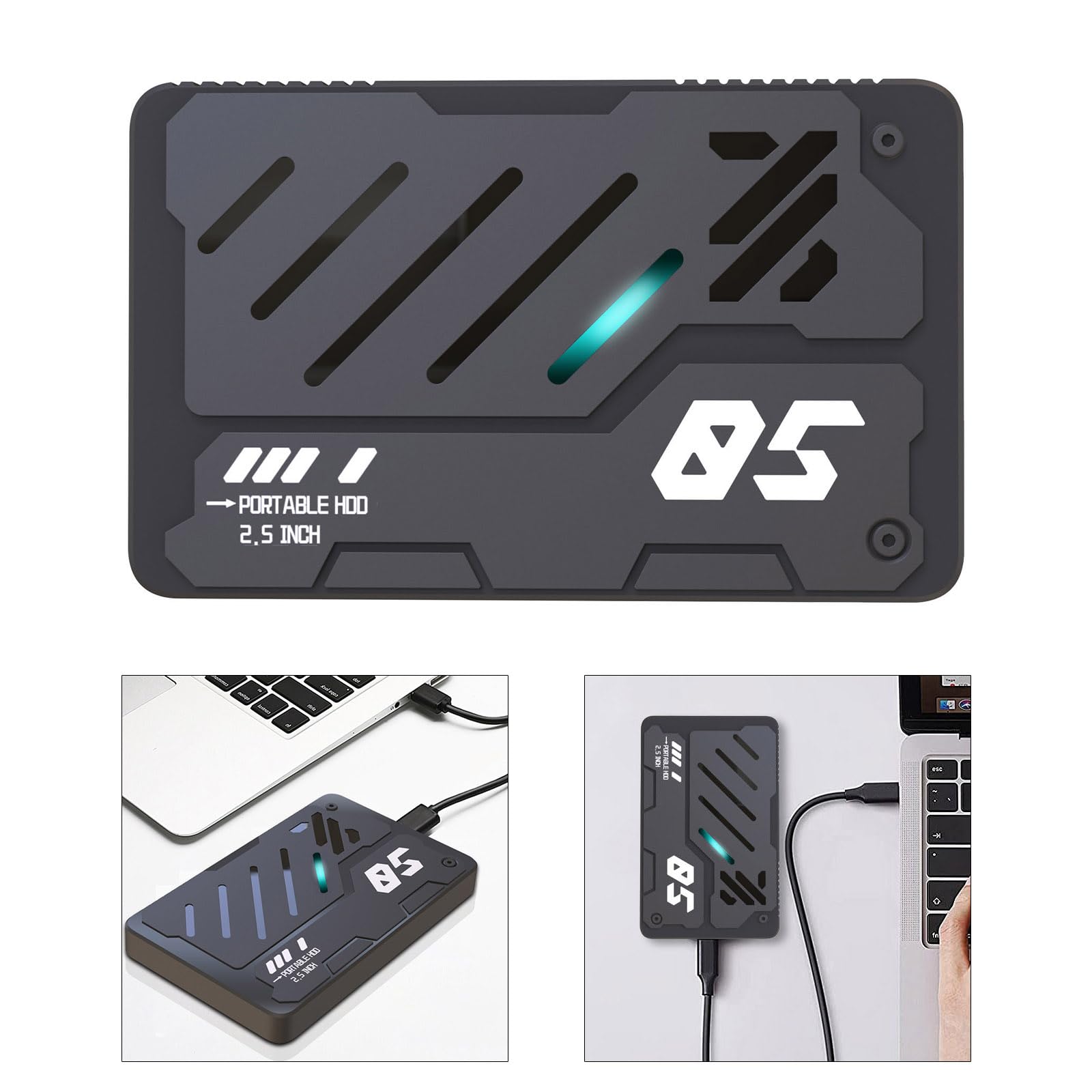 Hard disk esterno sottile USB3.0 da 2,5 pollici con opzione di archiviazione 160G/250G/320G/500G/750G/1TB Unità esterna di trasferimento dati ad alta velocità - 3