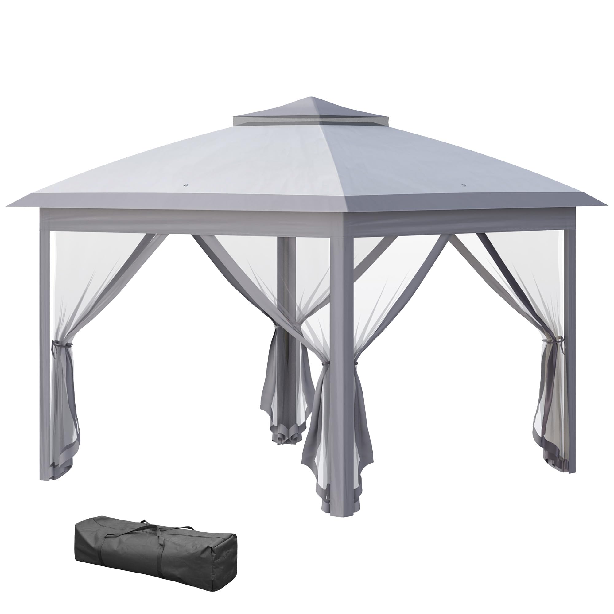 Amazon.com: Outsunny 11' x 11' Pop Up Canopy Tent with