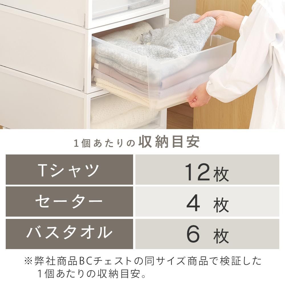 Amazon｜アイリスオーヤマ ネスティングボックスチェスト 収納ケース