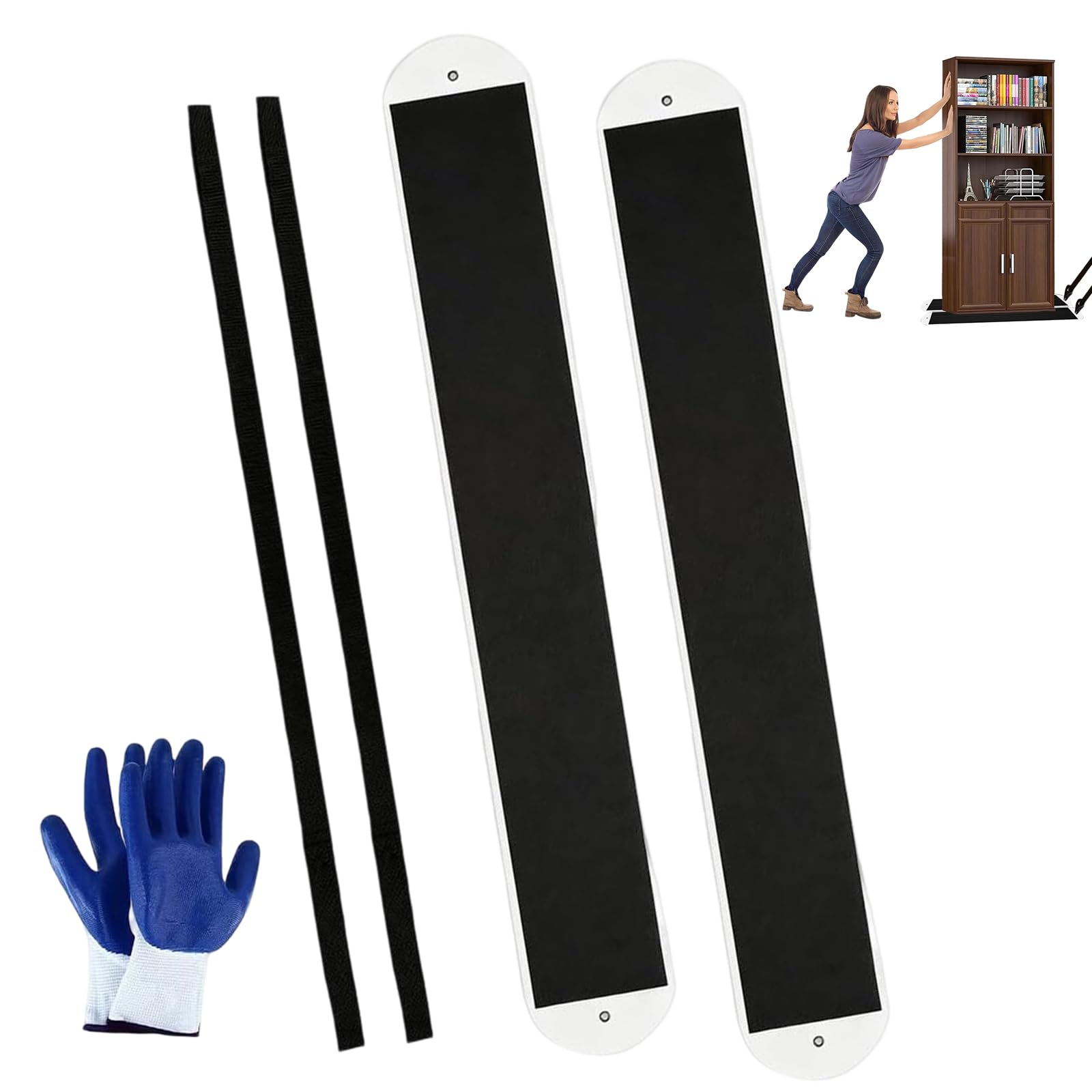 Washing Machine Sliders, Appliance Furniture Sliders Set Washing Machine Mover Heavy Duty for Home Tile Hardwood Floors