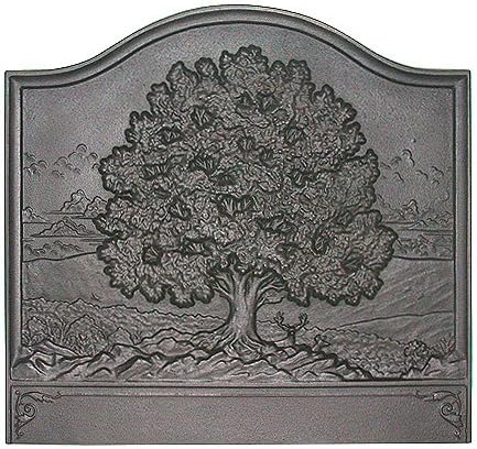 28" x 26" Large Oak Fireback