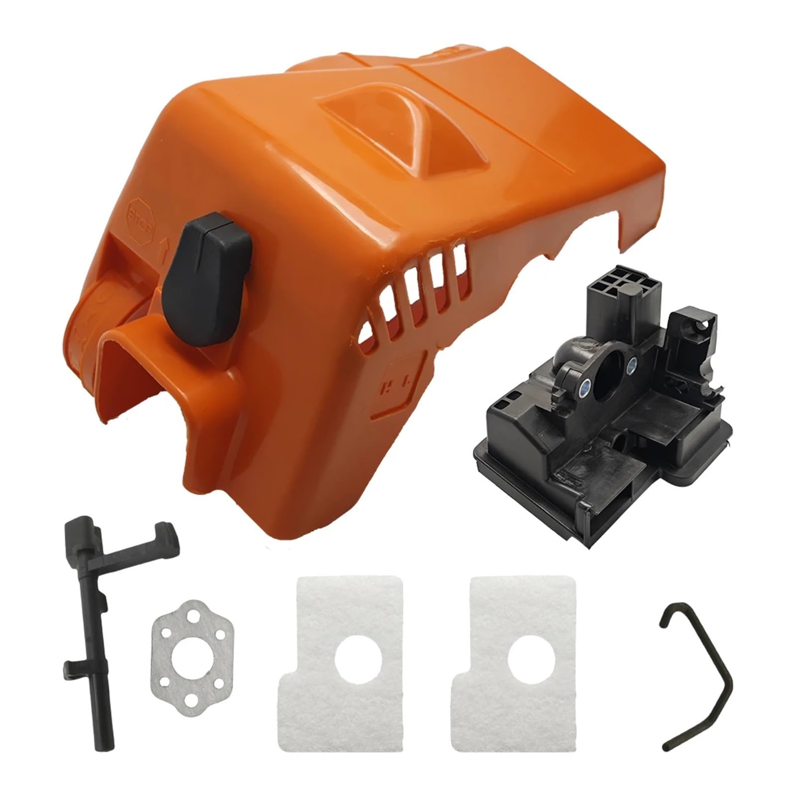 Kit de filtro de aire, adaptador de carburador y tapa del cilindro del motor superior for motosierra de gasolina STIHL MS180, MS170, MS 180, 170, 018 y 017.