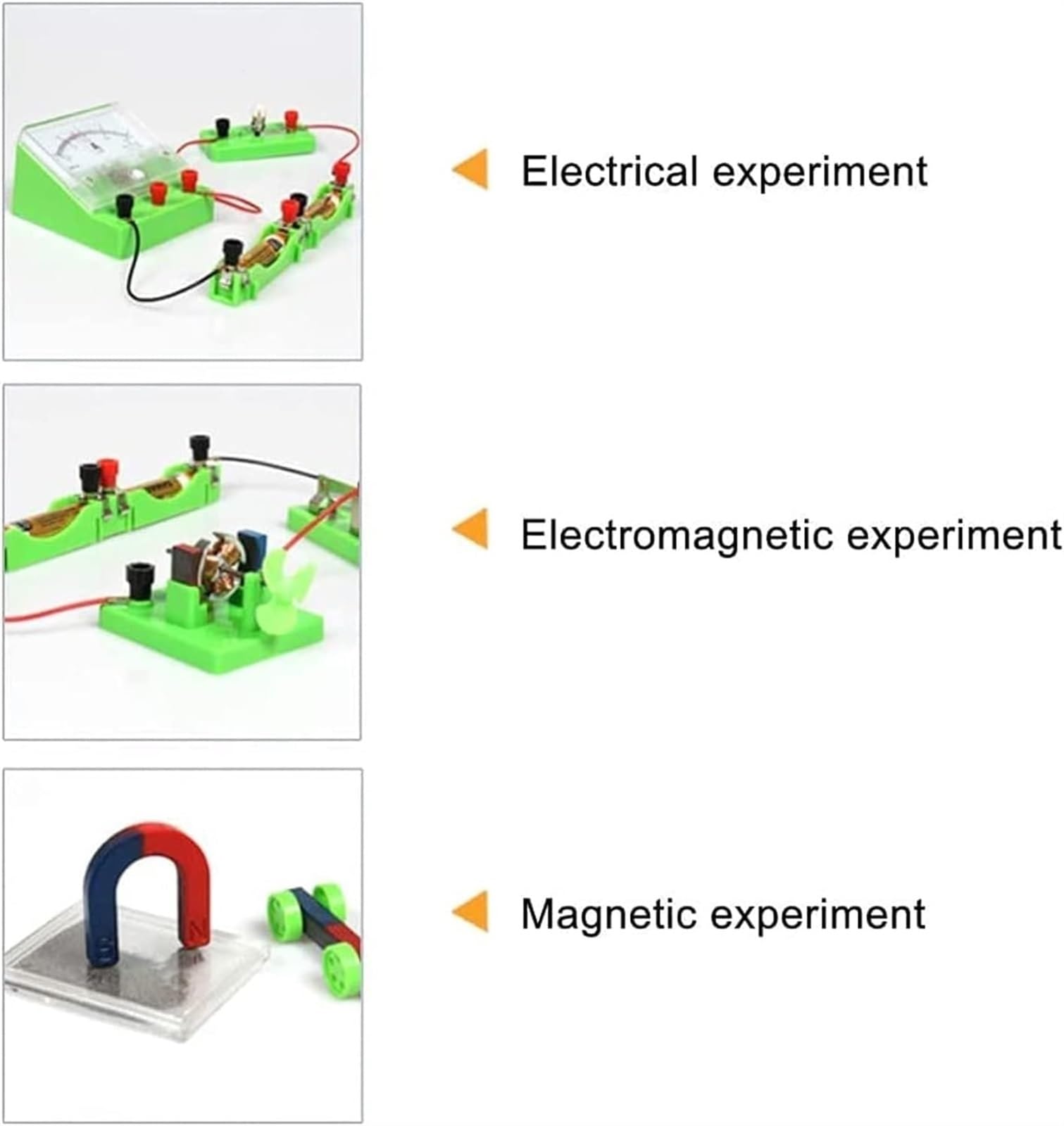 Vollständiger Satz Elektrischer Schaltungsphysik-Experimentierkits, Standardversion Elektromagnetismus-Lehr- Und Forschungsgerät