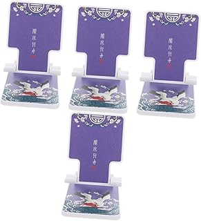 UKCOCO 4 Pçs Dobrável Suporte Para Celular Suporte Para Carro Suporte Para Tablet Para Mesa Suporte Dobrável Para Mesa Suporte Para Celular Suporte Para Celular Ângulo Ajustável Suporte