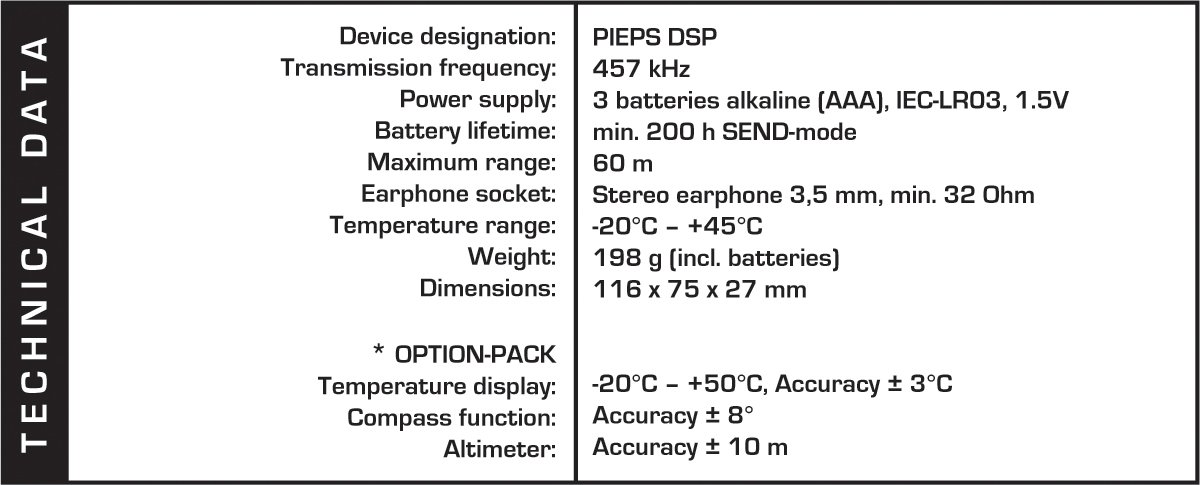 PIEPS DSP trasmettitore Smart Avalanche Cerca Beacon