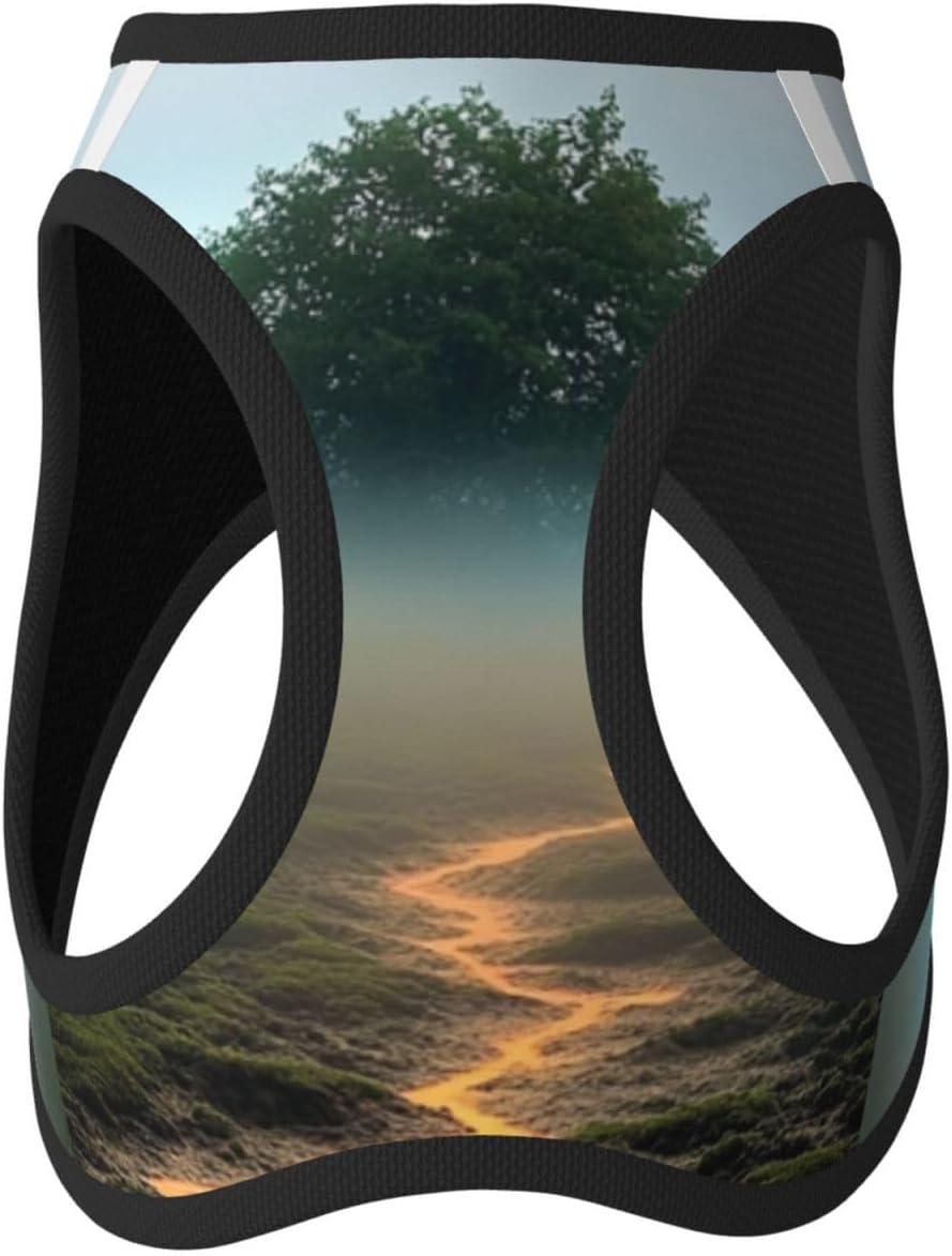 Lonely Tree Pet Vest Small Size Dog Harness and Leash Set for Training, Reflective & Adjustable with Accessories Small