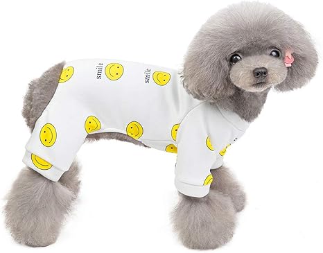 Amazon Co Jp 子犬服犬のコートジャンプスーツ快適な犬パジャマ犬のワイシャツかわいいパターンペットの犬服 ベージュ Xxl ペット用品 Amazon Co Jp 子犬服犬のコートジャンプスーツ快適な犬パジャマ犬のワイシャツかわいいパターンペットの犬服 ベージュ Xxl ペット用品