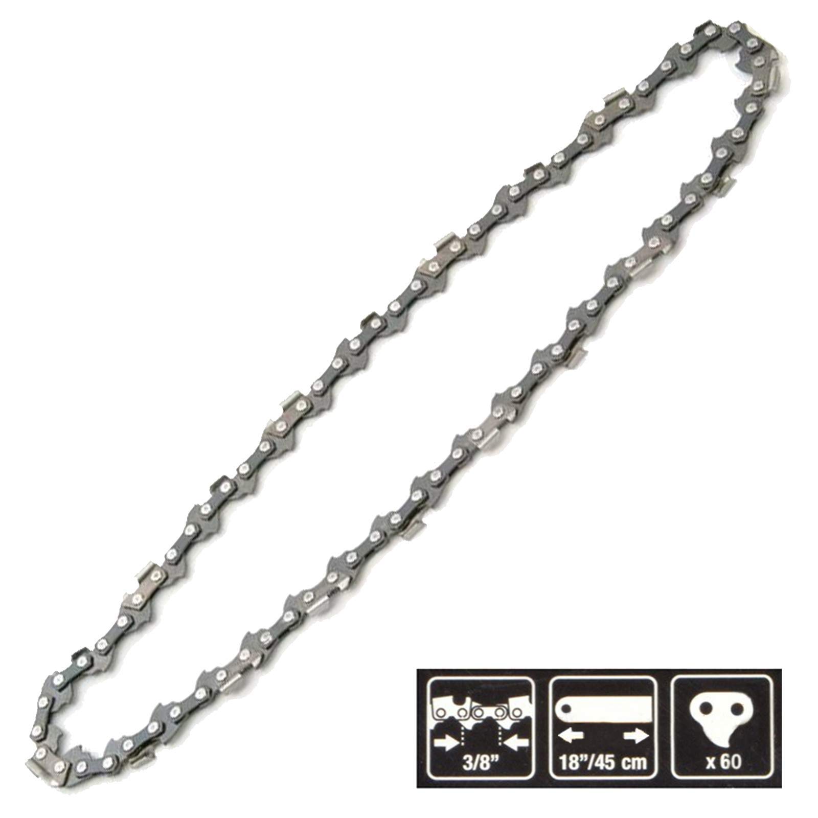 Spares2go18" 60 Drive Link Chain for Aldi Gardenline GCS2000, GLPC-40, GPCS-42cc Chainsaw