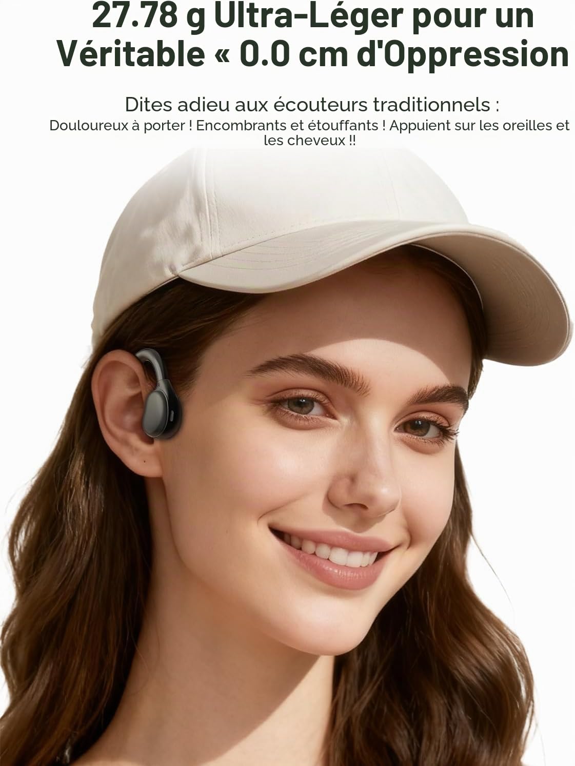 Monodeal Casque à oreilles ouvertes 3,5 mm et USB-C pour PC/téléphone, casque filaire pour ordinateur portable, casque PC ultra léger avec appels cristallins pour centre d'appel, conférence, appels