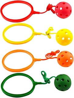 TOYANDONA Kids Jump Ball Toy 5.5 Inch Elastic Ankle Fitness Ring for Outdoor Active Play and Coordination Exercise