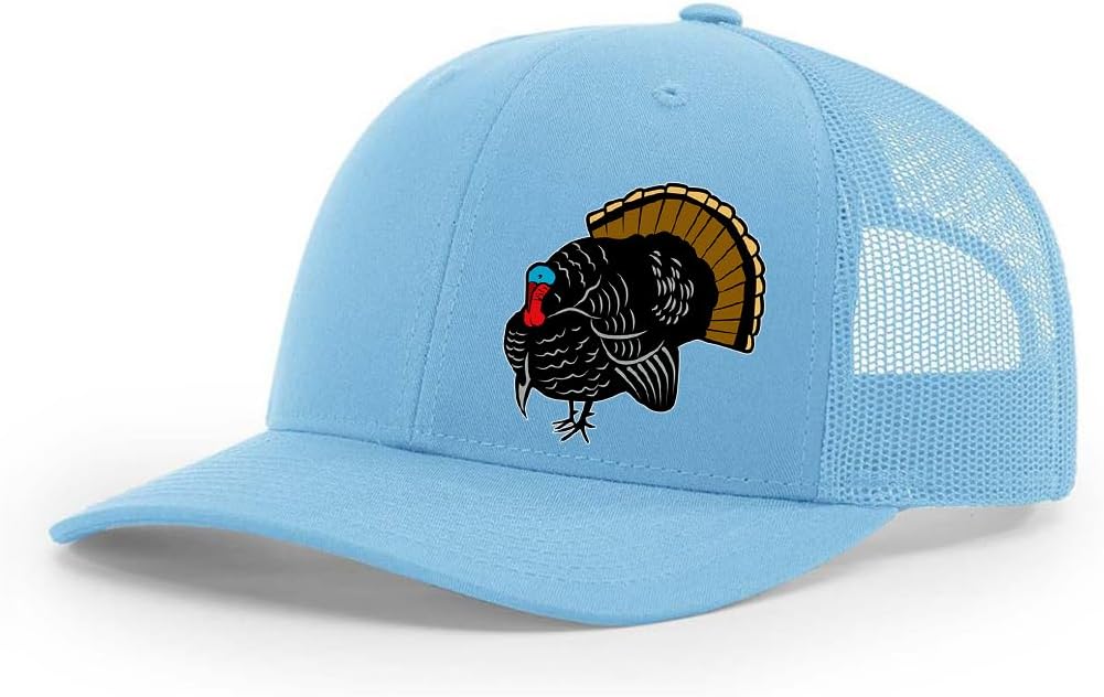 Turkey Hunting Sporting Collection Full Color Embroidered Richardson 112 Snapback Trucker Cap