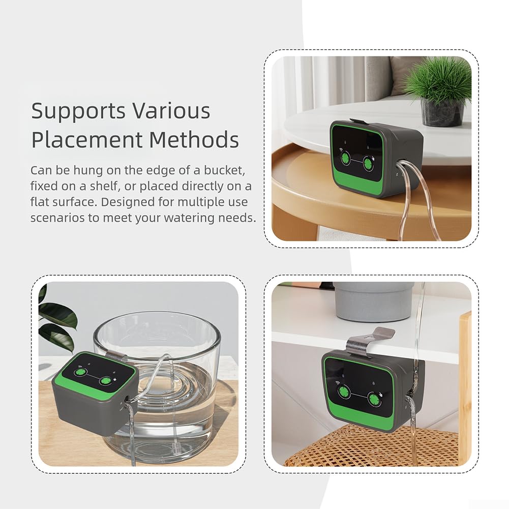 Temporizador de riego inteligente WiFi con control remoto de aplicación, activado por voz para Alexa y Google Assistant, controlador de riego automático para el cuidado de plantas de césped de jardín