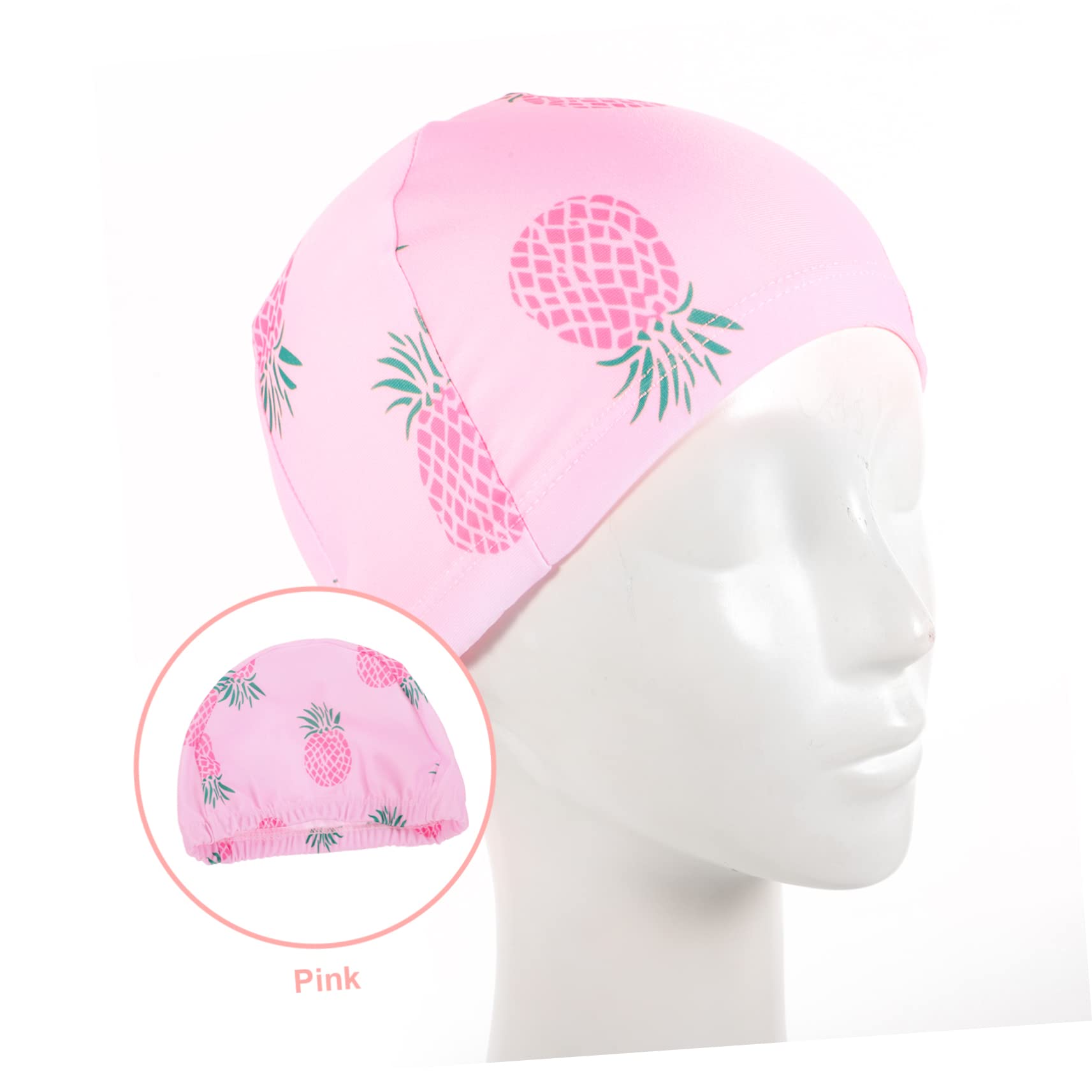 BESPORTBLE Gorro De Baño para Sombrero para El Sol Gorras De Natación Gorra De Baño Gorro De Pelo Gorros De Ducha para Pequeños Gorro De Ducha Tapa Tela Rosa