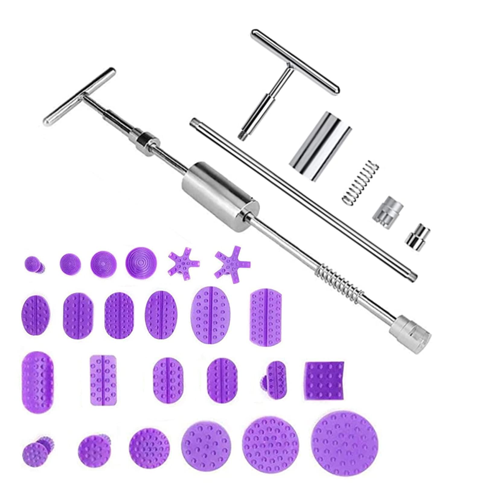 Outils de débosselage sans peinture GS 25 pièces pour effacer les bosses facilement