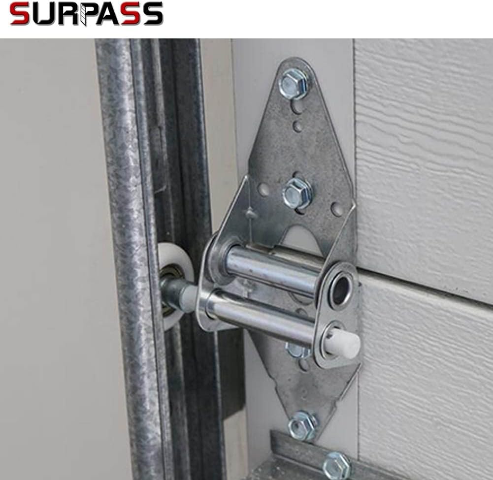 9Pcs Garage Door Hinges with Galvanized Finish Corrosion Resistant Residential/Light Commercial Garage Door Replacement Hinge