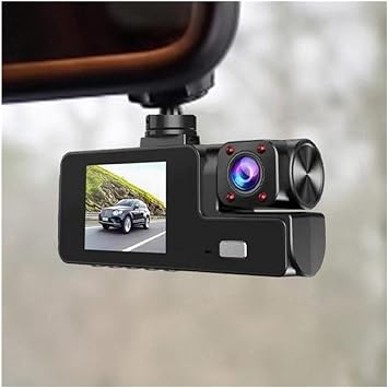 1080P Car Dashboard Camera Double Lens Auto Driving Recorder High Definition Video Recorder for Driving Safety Car Accessories
