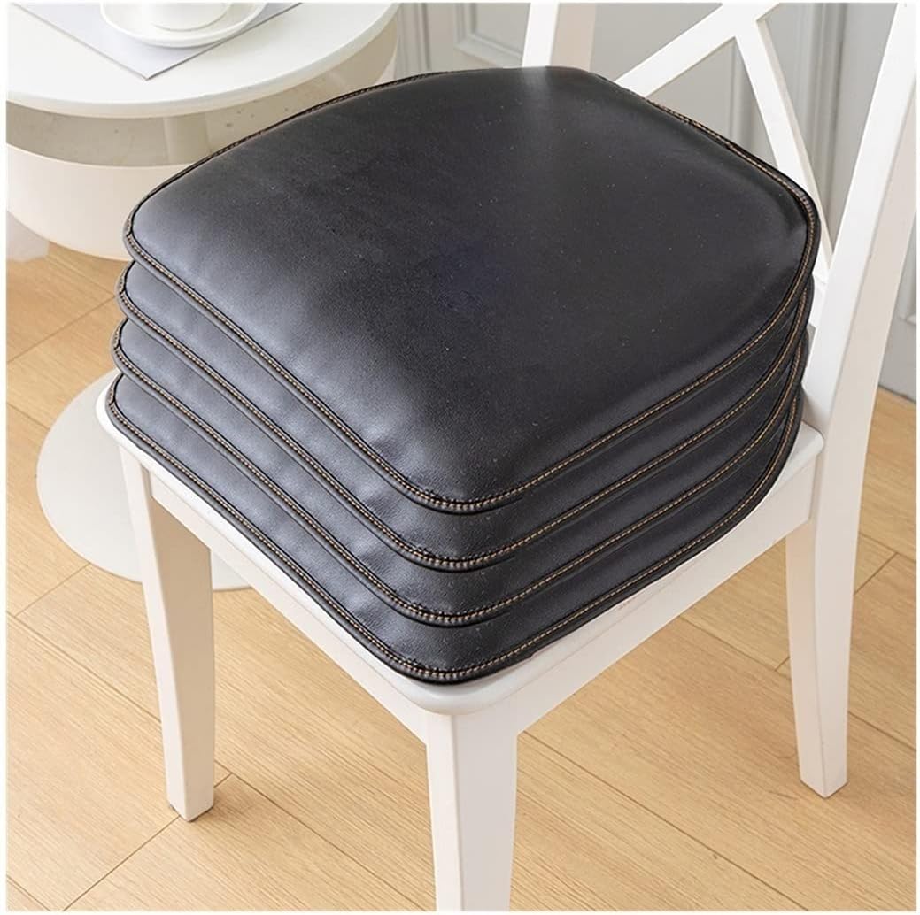 Leather Dining Chair Cushion Horseshoe Seat Cushion, 1/2/4 Packs Non