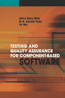 Testing and Quality Assurance for Component-Based Software Computing Library