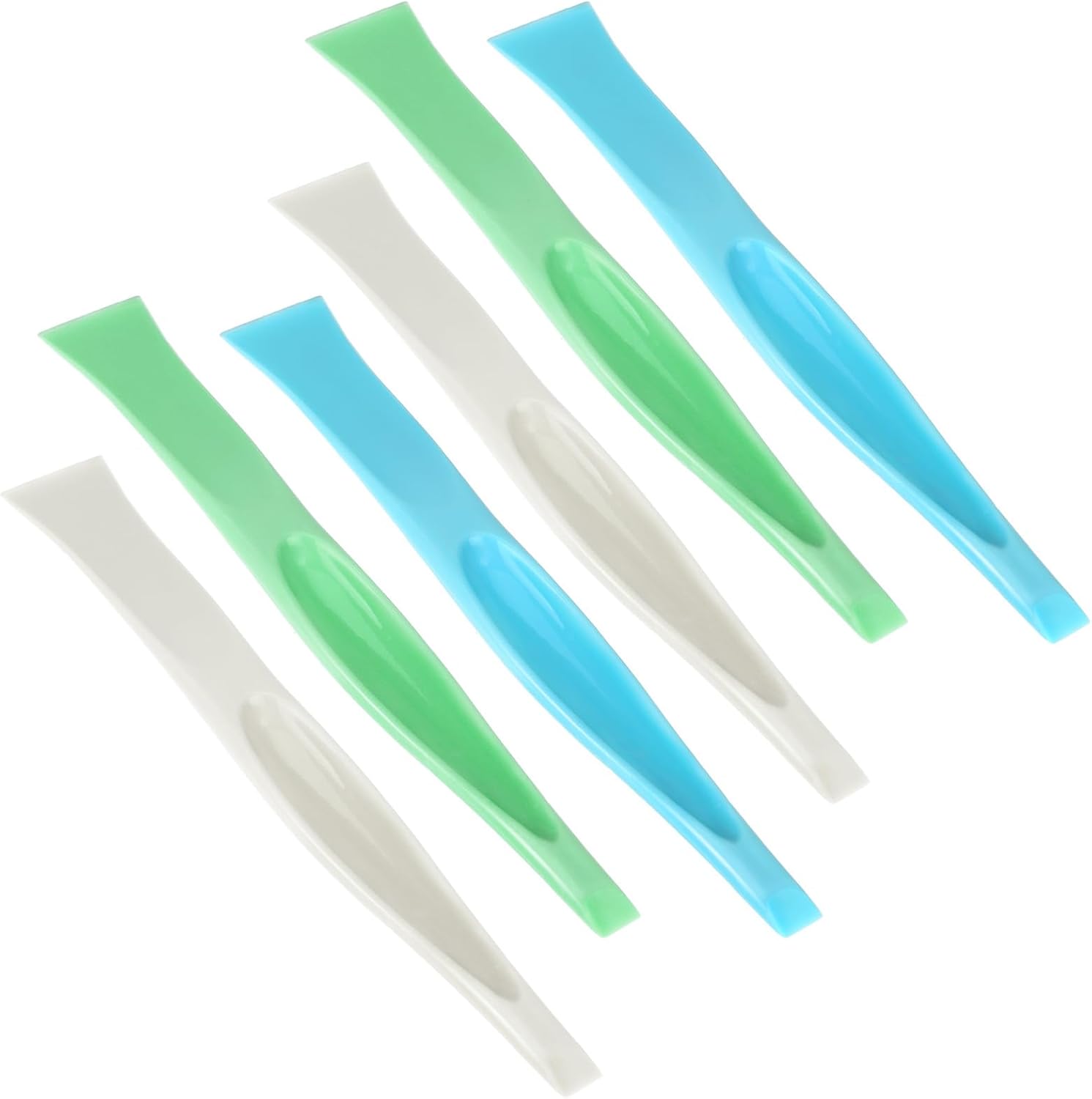 6pcs 2 in 1 Plastic Scraper Tool, Multi-purpose Scraper Tools, Non Scratch Double Head Plastic Scraper Tool for Kitchen, Cleaning Paint, Sticker Remover Tools & Bottle Opener
