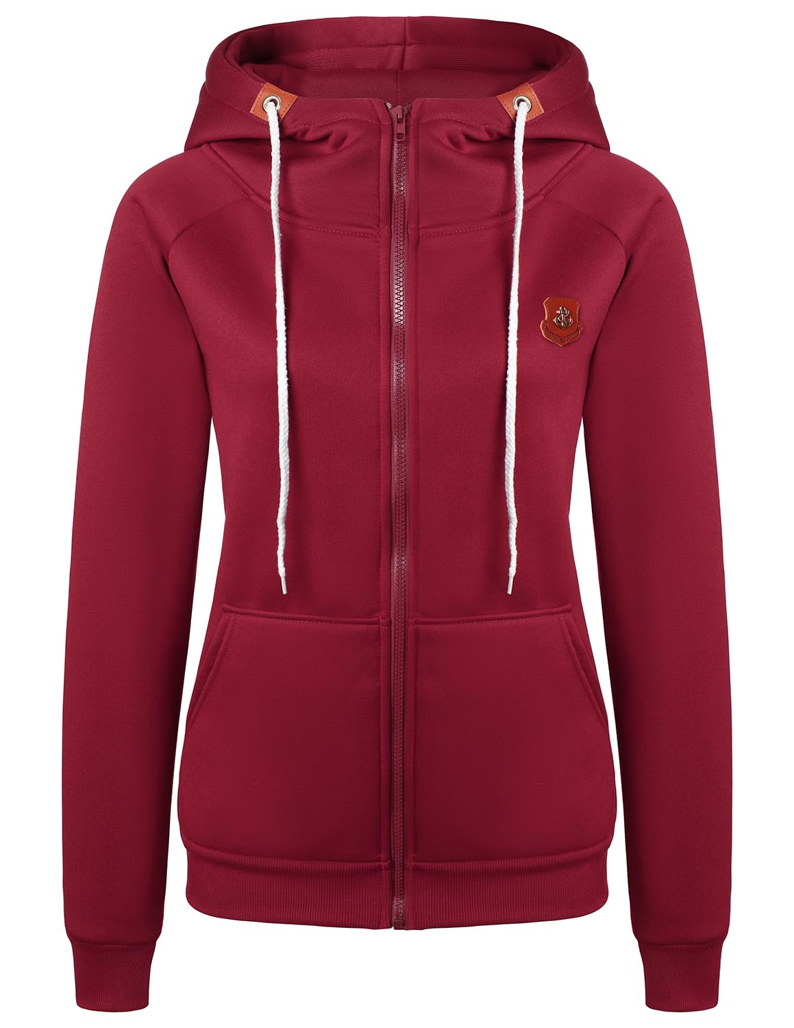 Sweats à Capuche Sweatshirt Chaud pour Femme Veste a Capuche/Zippée Femms avec Poches pour Sport Fitness Outdoor Basic Casual Style