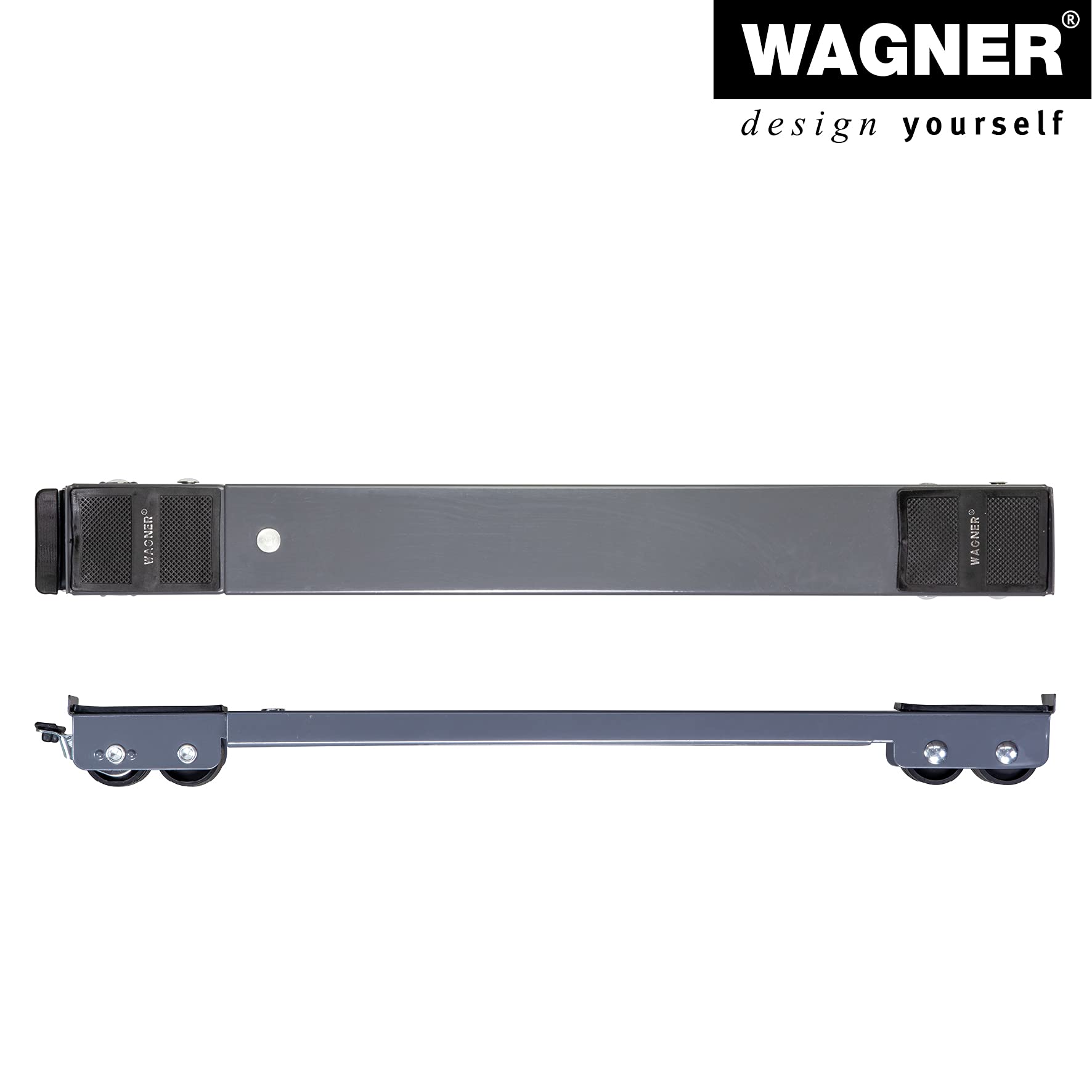 WAGNER Pomoc transportowa MM 1199 I 44-70 cm regulowana powierzchnia ładunkowa – nośność 500 kg – idealna do różnych rozmiarów transportowanych towarów I blokada I bardzo wytrzymała I chroniony