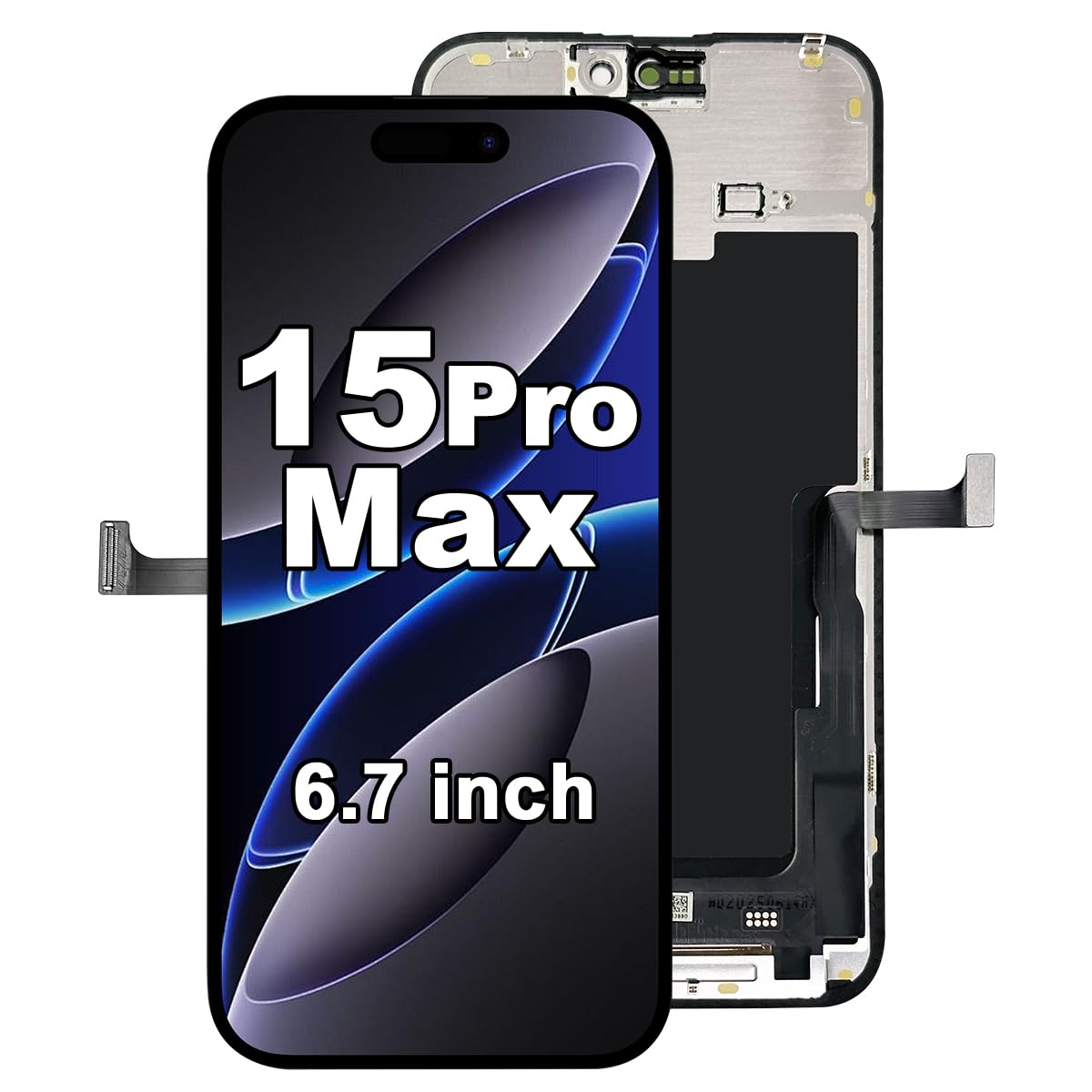 Amazon.co.jp: iPhone 15 Pro Max 画面交換キット 6.7インチ、フルHD