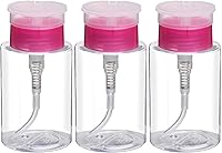 Vista 8 de Paquete de 3 unidades de dispensador de esmalte de uñas, dispensador vacío para alcohol, acetona, esmalte de uñas y removedor de maquillaje, 5.1 fl