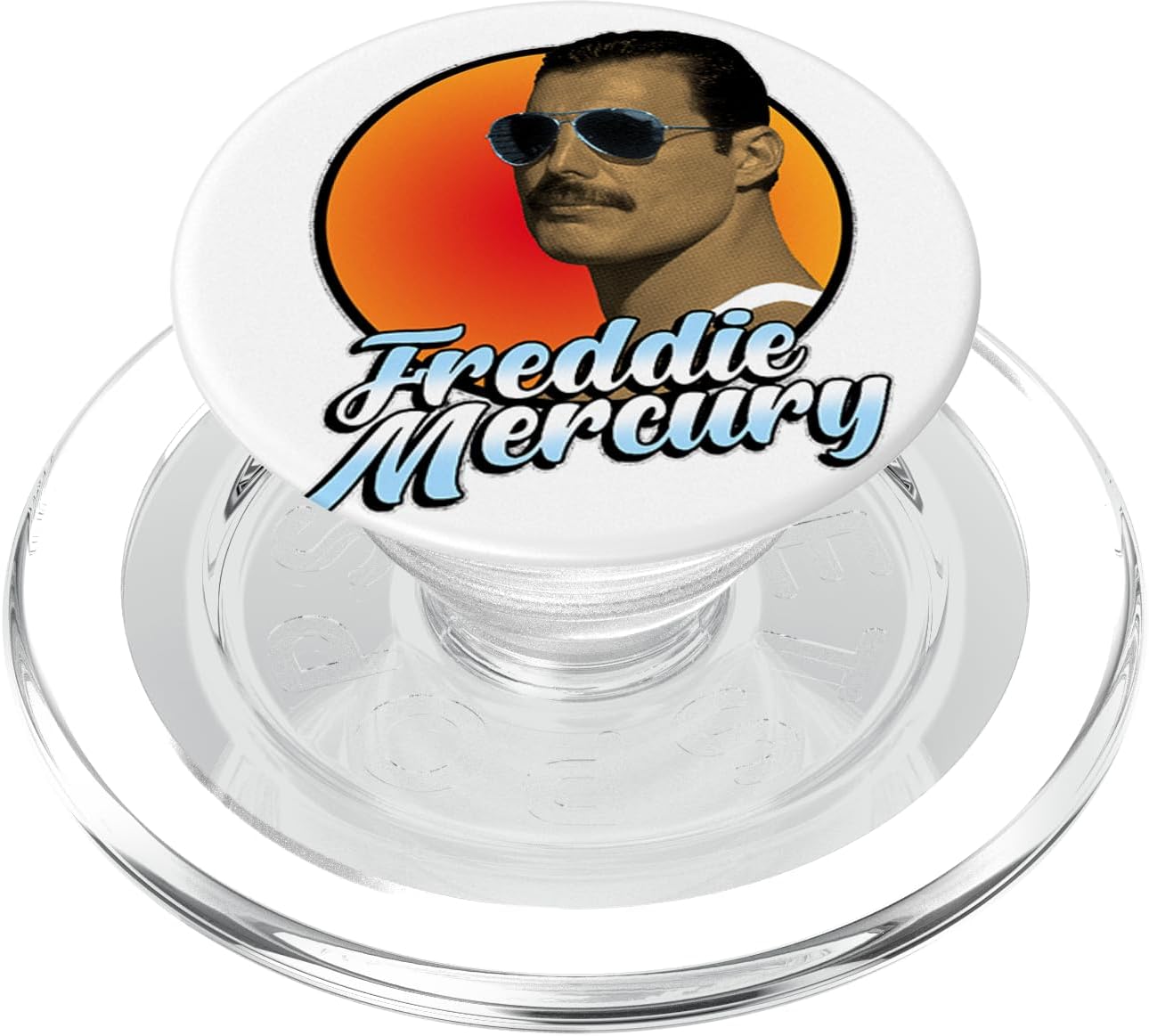 Freddie Mercury Glasses Photo PopSockets MagSafe PopGrip for iPhone