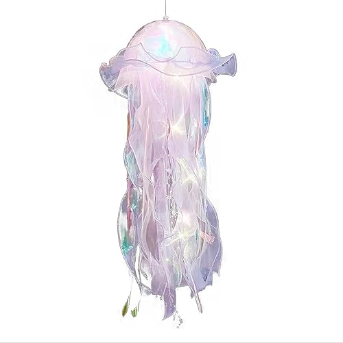 Lámpara de medusa de color brillante creativa, lámpara decorativa de atmósfera de medusas, linterna de medusa portátil, regalo