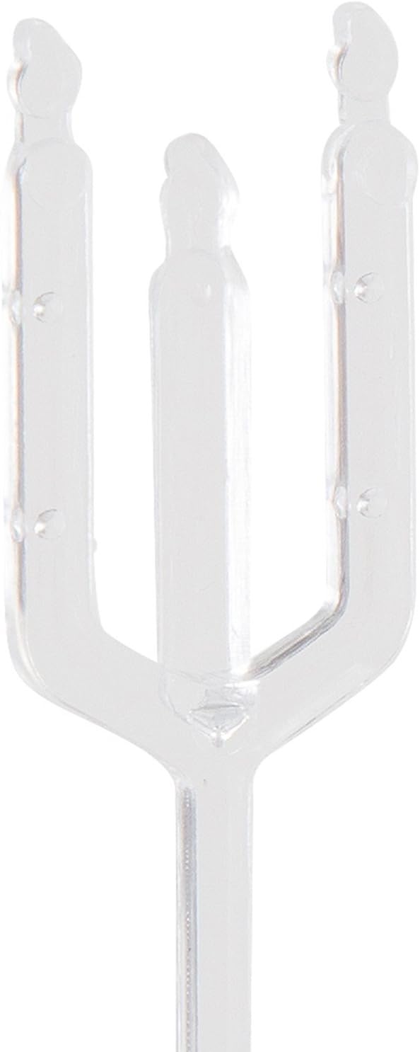 NX Garden 80 PCS 12" Clear Plastic Floral Picks Transparent