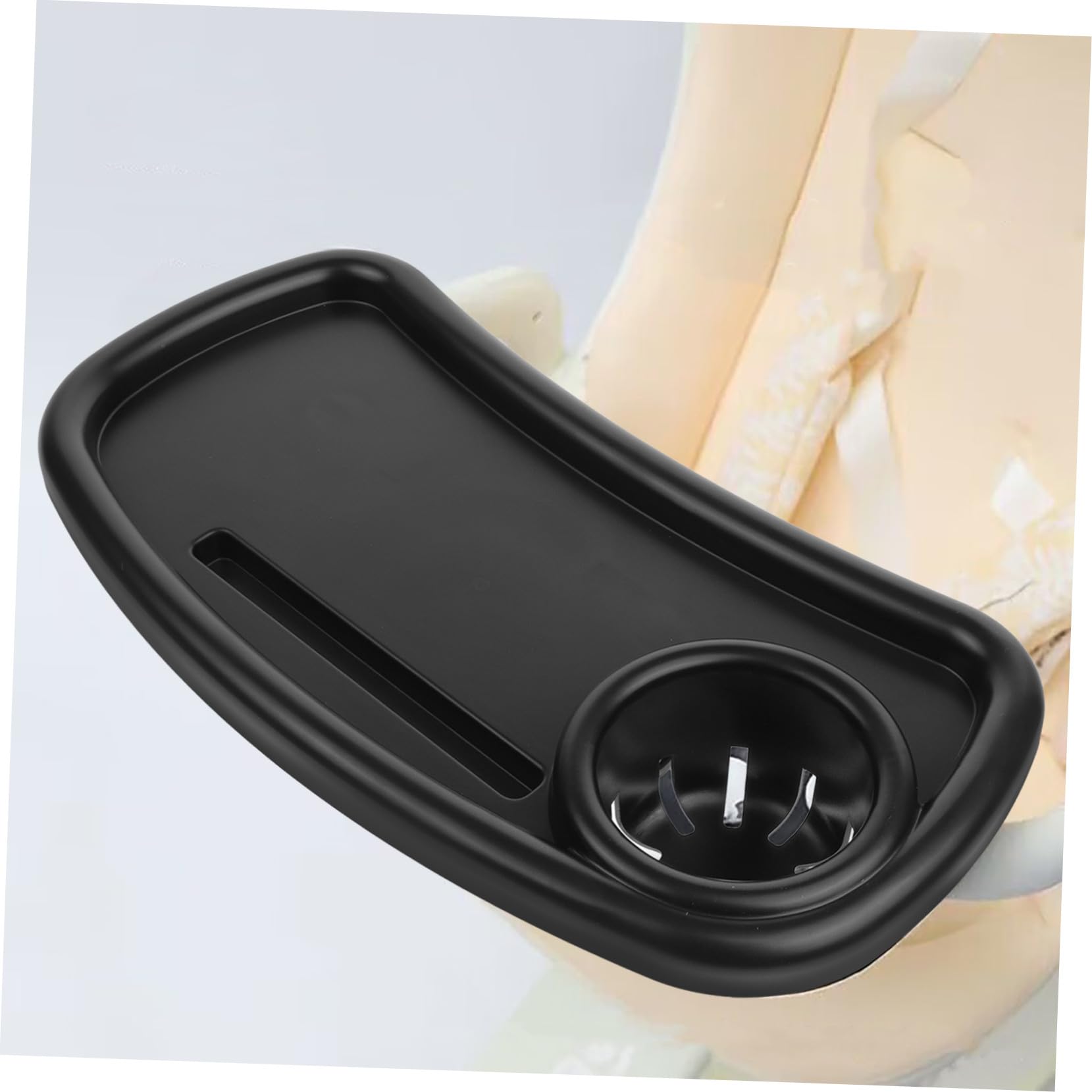 Vassoio Organizer in Plastica Portabicchieri e Snack Staccabile per Facile e Resistente Accessorio Pratico per Passeggini