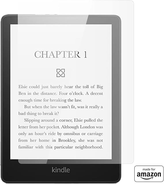 All-New, Made for Amazon Glass Screen Protector for Kindle Paperwhite (2021 Release)