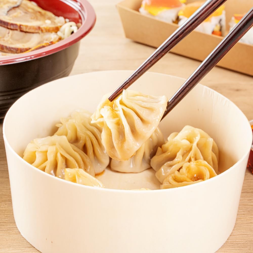 Bambuddha 9 Inch To Go Chopsticks - 100 Durable Bamboo Chopsticks with Twisted Design - Dark Brown - Ideal for Cafes and Restaurants