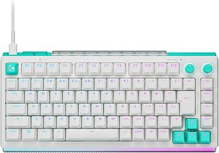 Logicool G 8000Hz ラピッドトリガー ホットスワップ G512 X 75 ゲーミングキーボード リニア ガスケットマウント 日本語配列 G512X-75-LNWH アクチュエーションポイント 調整可能 有線 テンキーレス 磁気式アナログスイッチ メカニカル LIGHTSYNC RGB ゲーミング キーボード ホワイト windows 国内正規品