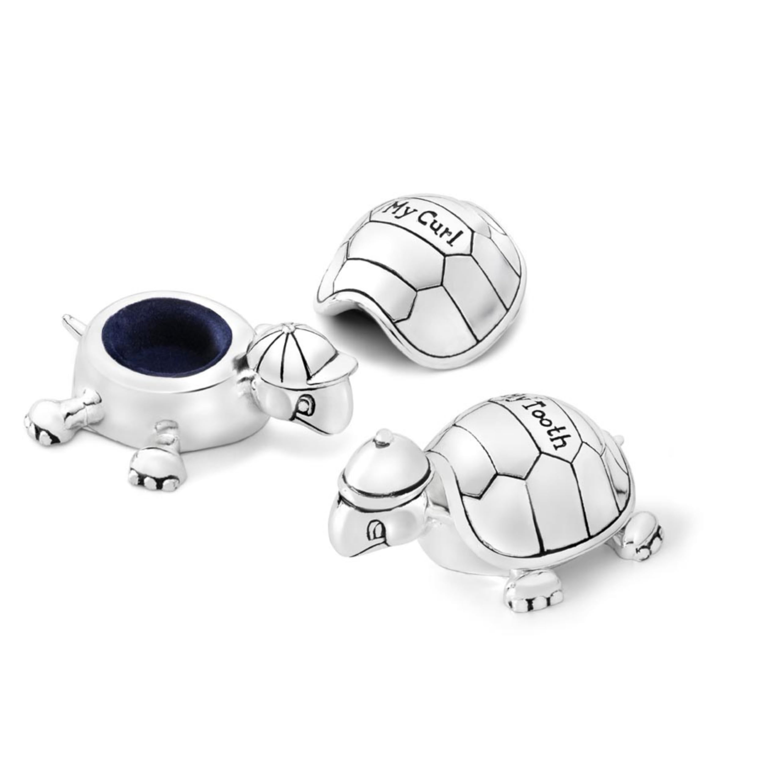 Zilverstad - Tooth Box & First Hair Curl Box Turtle